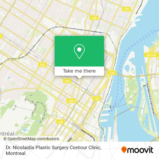 Dr. Nicolaidis Plastic Surgery Contour Clinic map
