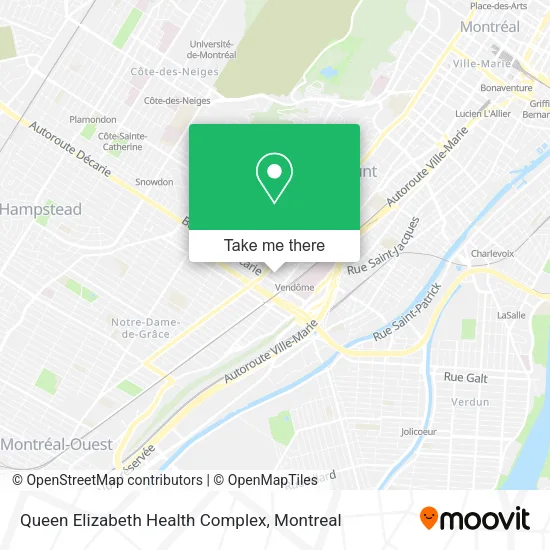 Queen Elizabeth Health Complex map