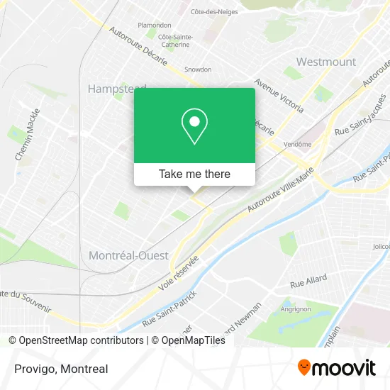 Provigo map