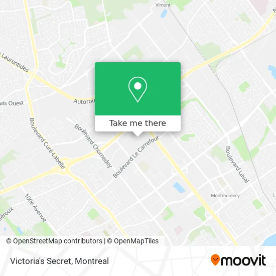 Victoria's Secret map