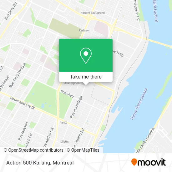 Action 500 Karting map