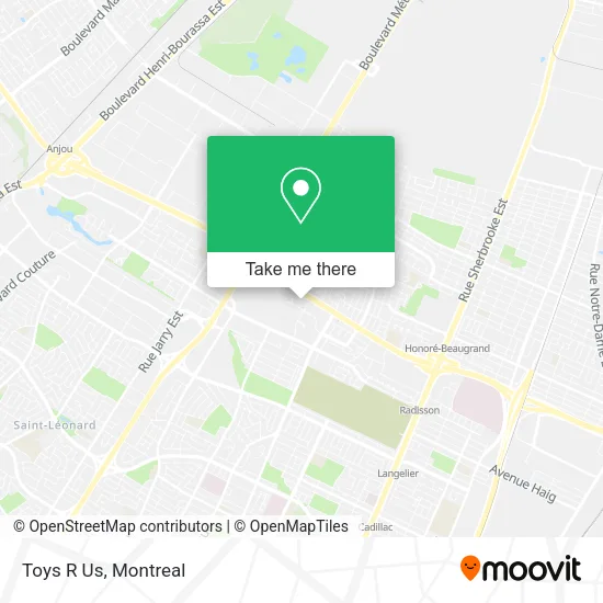 Toys R Us map