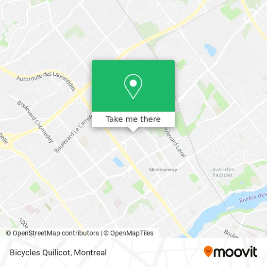 Bicycles Quilicot map