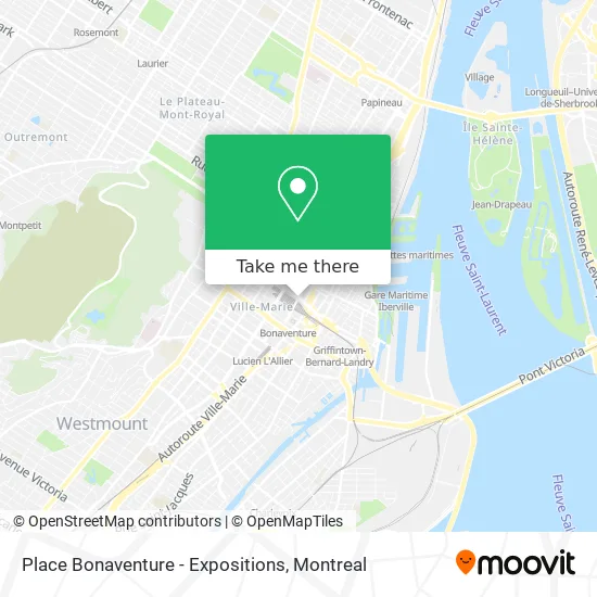 Place Bonaventure - Expositions map