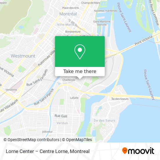 Lorne Center – Centre Lorne map
