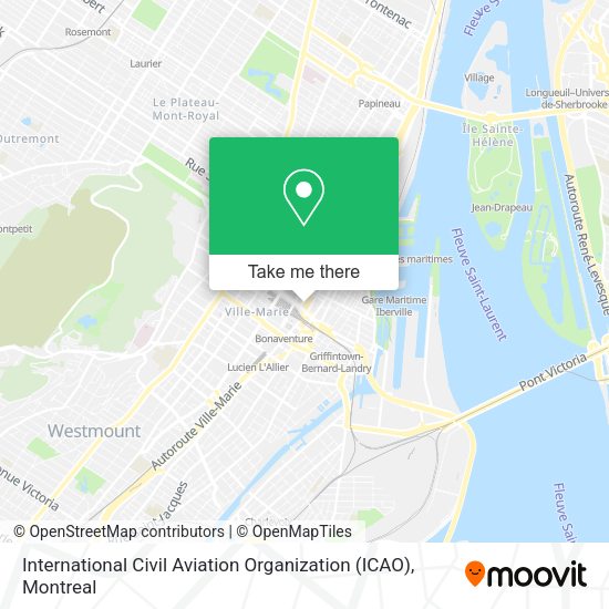 International Civil Aviation Organization (ICAO) map