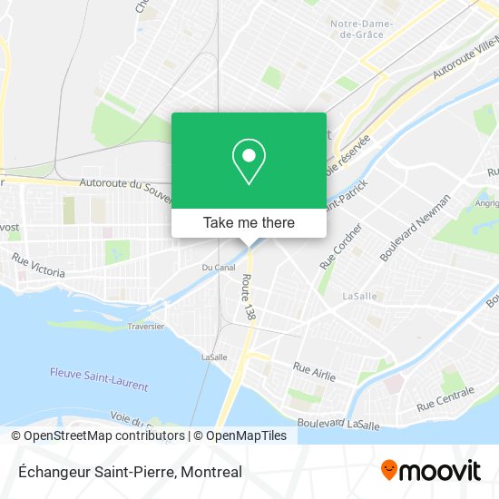 Échangeur Saint-Pierre map