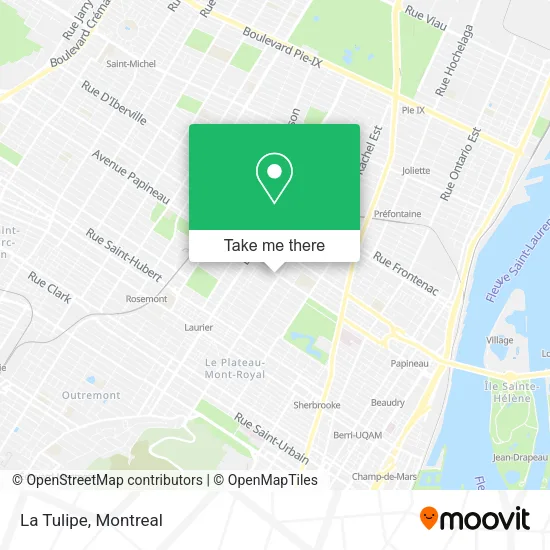 La Tulipe map