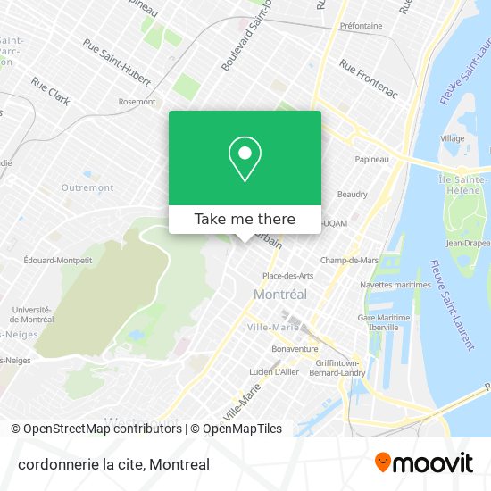cordonnerie la cite map