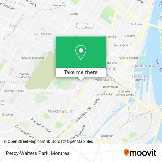 Percy-Walters Park map