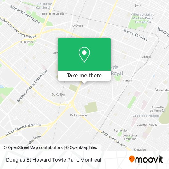 Douglas Et Howard Towle Park map