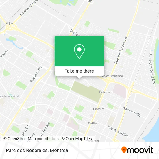 Parc des Roseraies map