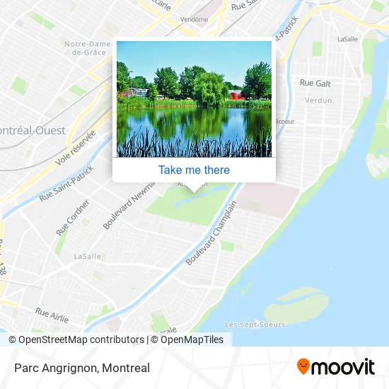 Parc Angrignon map