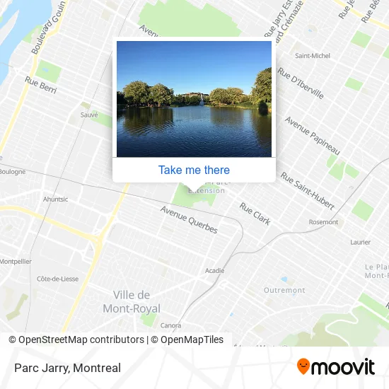 Parc Jarry map