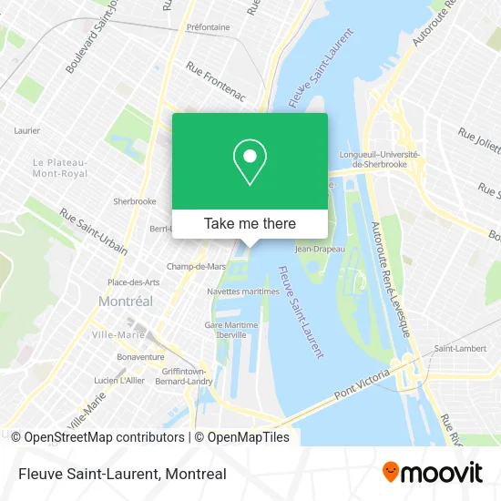 Fleuve Saint-Laurent map