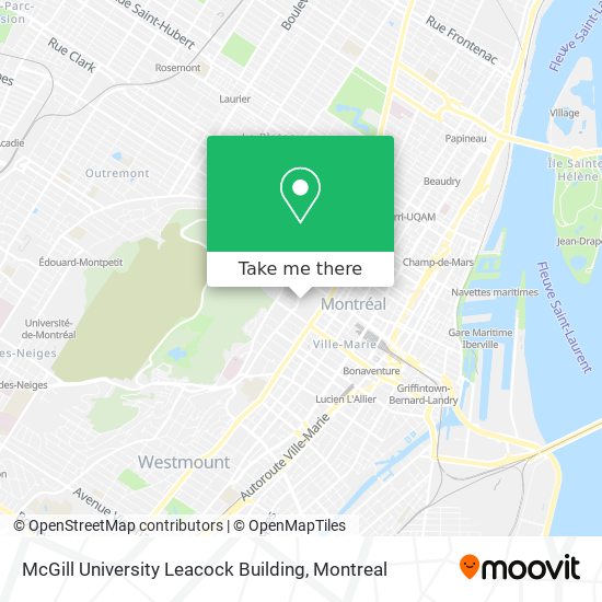 McGill University Leacock Building map