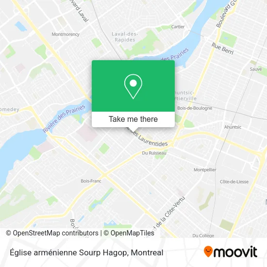 Église arménienne Sourp Hagop map