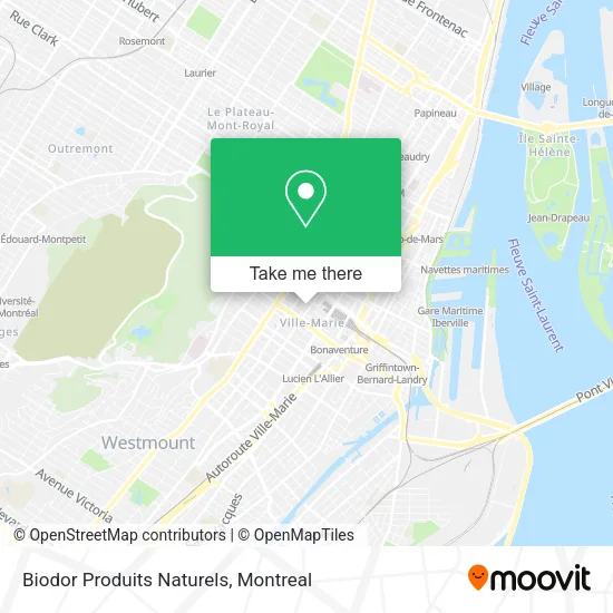 Biodor Produits Naturels map