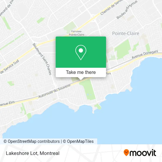Lakeshore Lot map