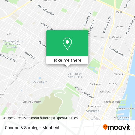 Charme & Sortilège map