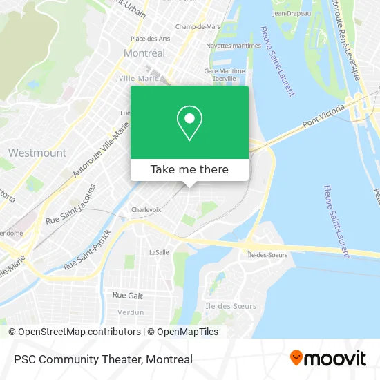 PSC Community Theater map