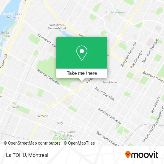 La TOHU map