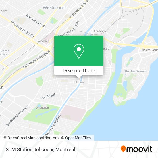 STM Station Jolicoeur map
