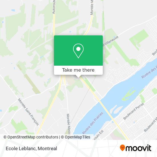 Ecole Leblanc map