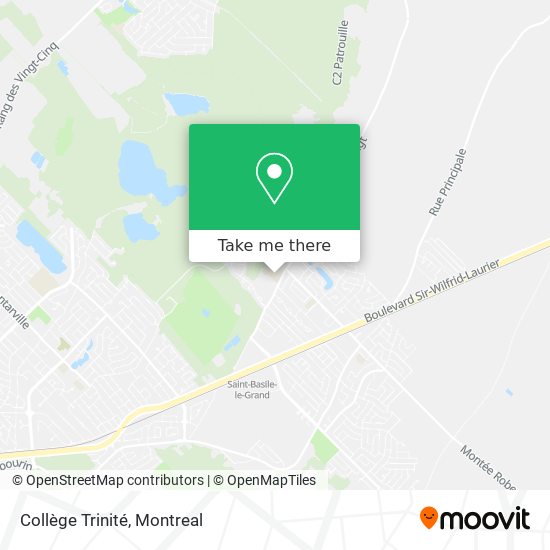 Collège Trinité map