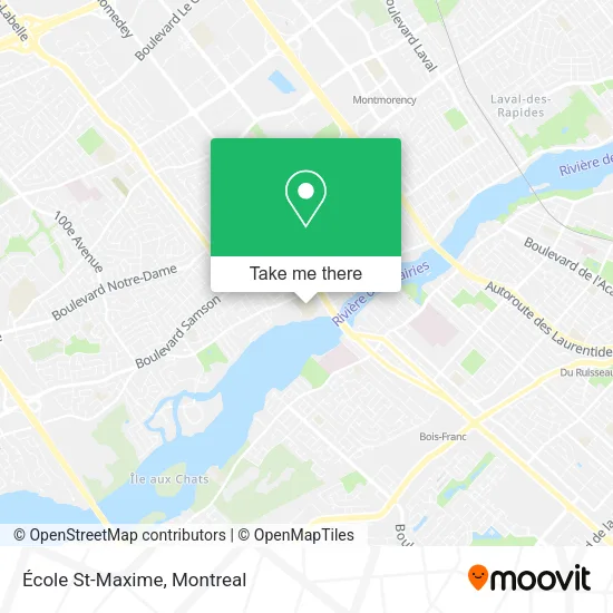 École St-Maxime map