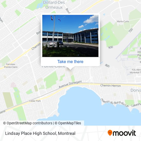 Lindsay Place High School map