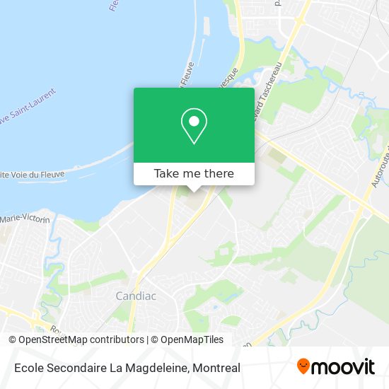 Ecole Secondaire La Magdeleine map