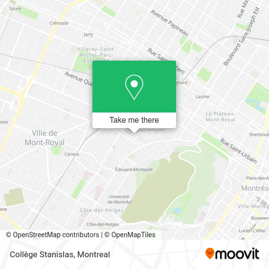 Collège Stanislas map
