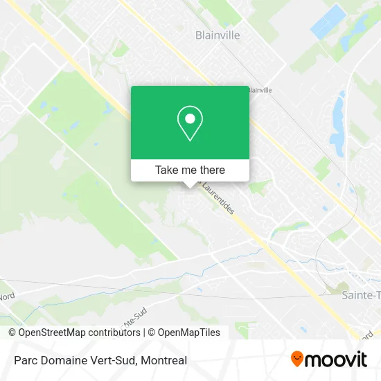 Parc Domaine Vert-Sud map