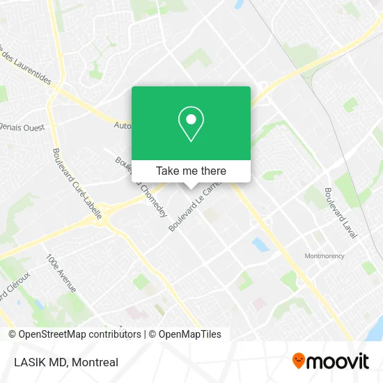 LASIK MD map