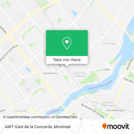 AMT Gare de la Concorde map