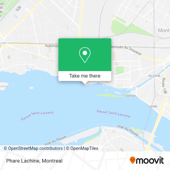 Phare Lachine map