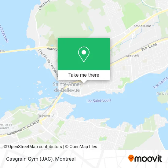 Casgrain Gym (JAC) map