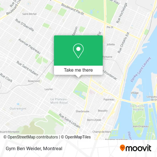 Gym Ben Weider map