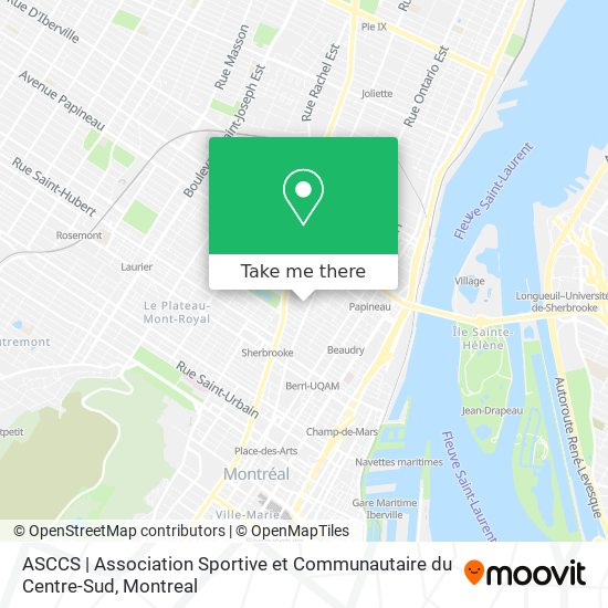 ASCCS | Association Sportive et Communautaire du Centre-Sud map
