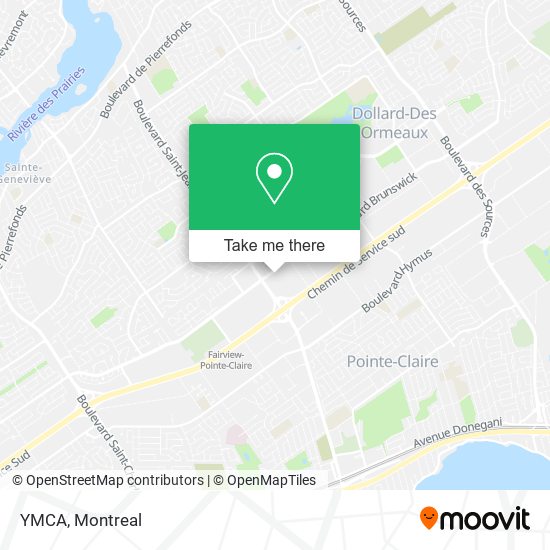 YMCA map