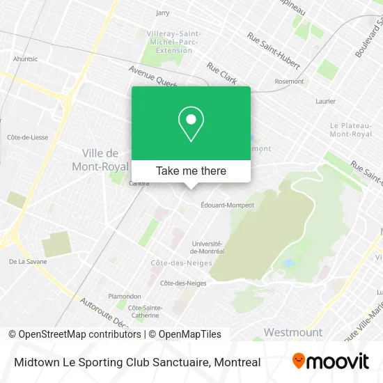 Midtown Le Sporting Club Sanctuaire map