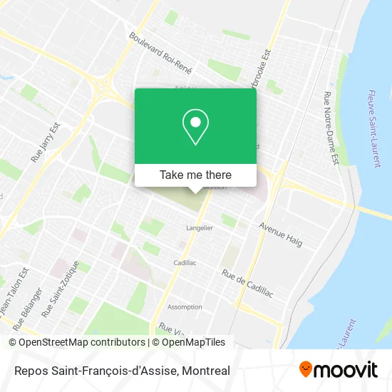 Repos Saint-François-d'Assise map