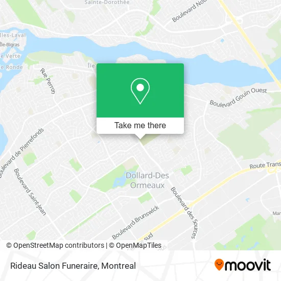 Rideau Salon Funeraire map