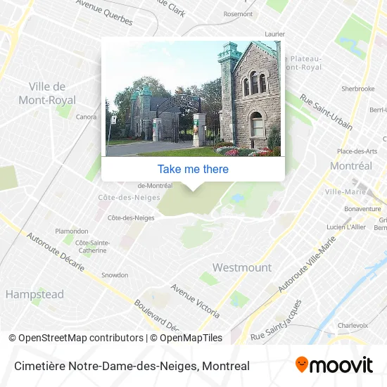 Cimetière Notre-Dame-des-Neiges map