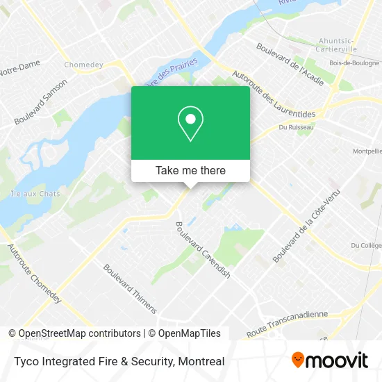 Tyco Integrated Fire & Security map