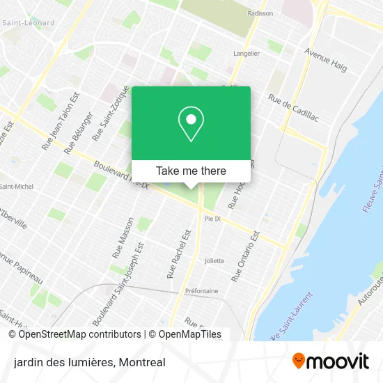 jardin des lumières map