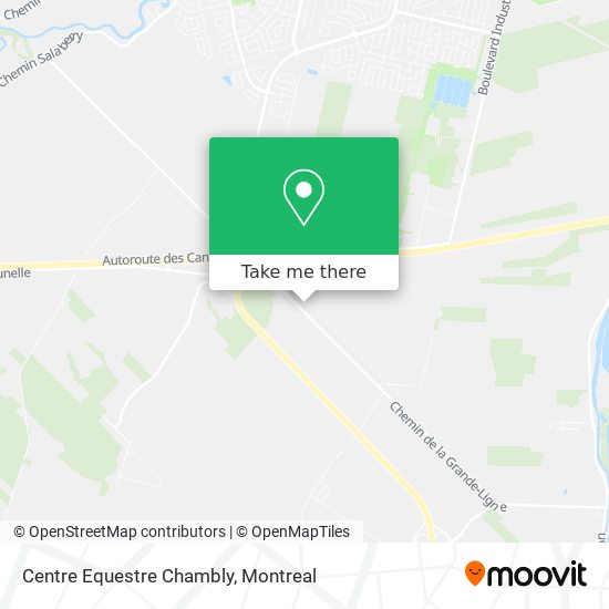 Centre Equestre Chambly map
