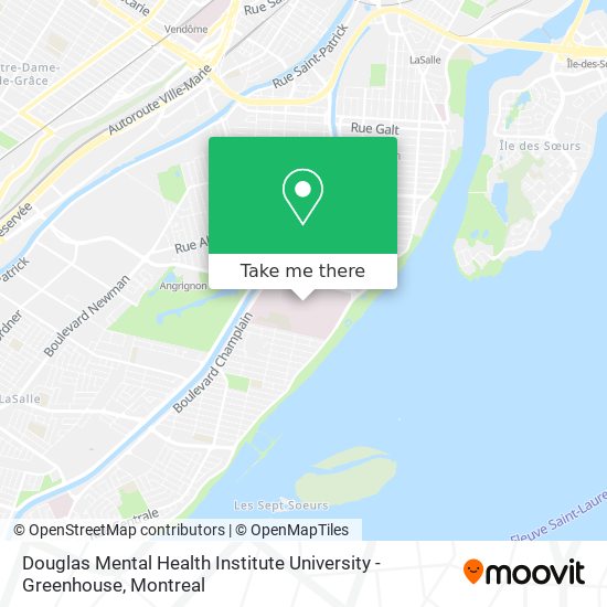Douglas Mental Health Institute University - Greenhouse map