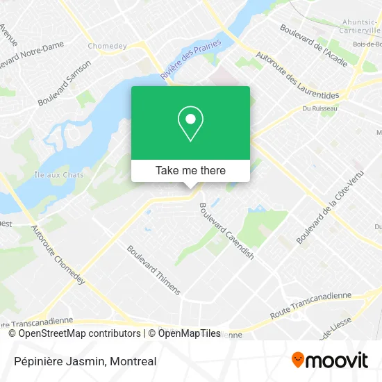 Pépinière Jasmin map